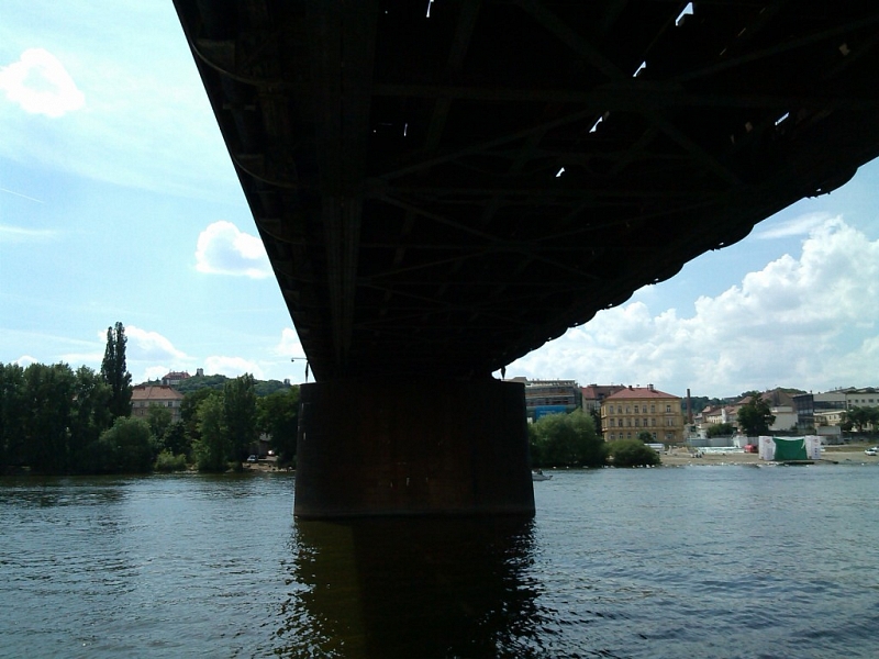 Vyšehradský železniční most Praha