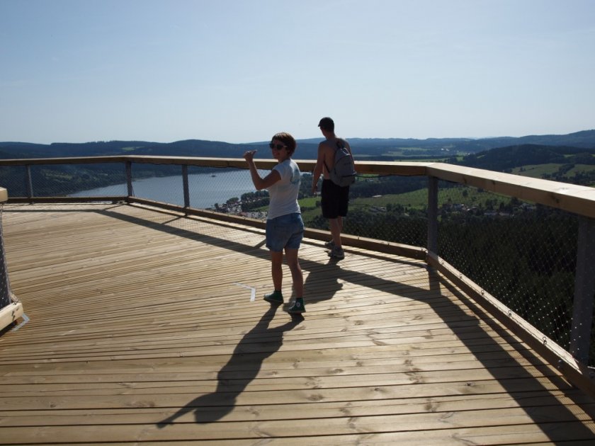 Na vrcholu rozhledny