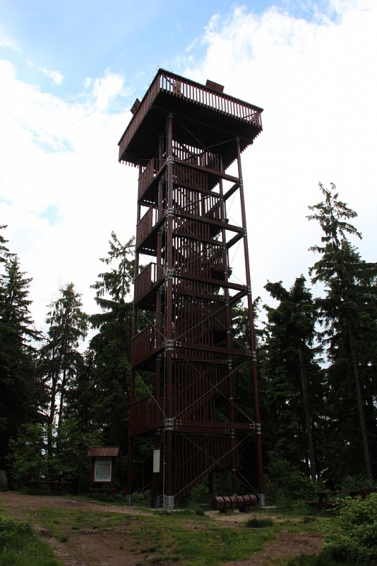 Aussichtsturm auf Císařský kamen