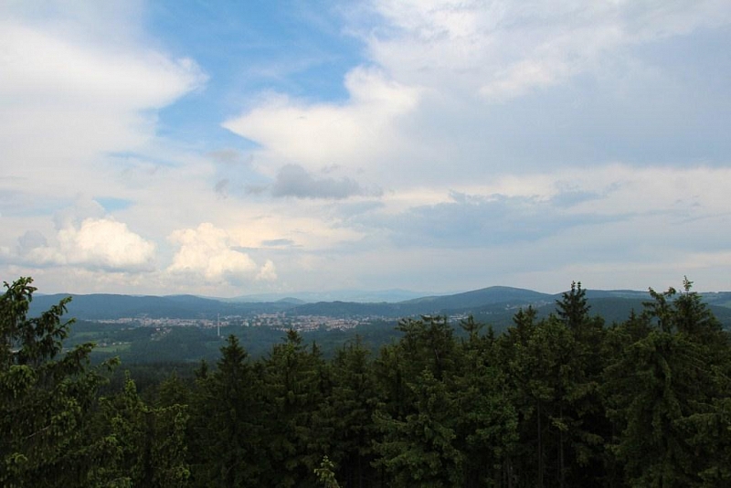 Aussichtsturm auf Císařský kamen