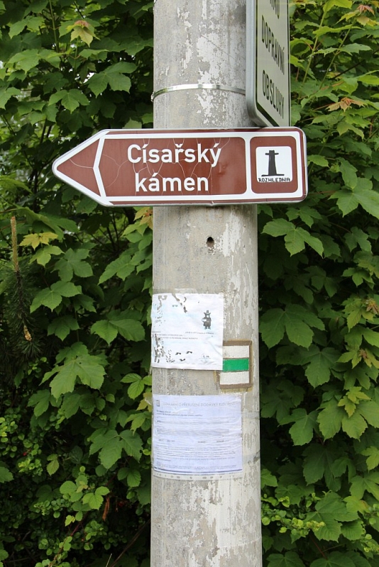 Aussichtsturm auf Císařský kamen