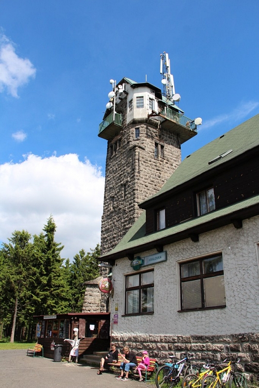 Lookout tower on Královka