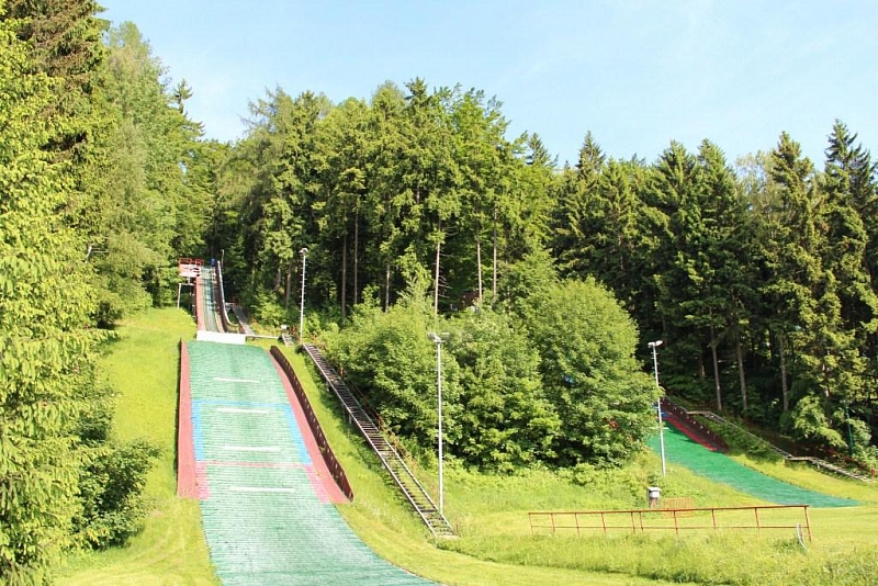 Lookout tower on the ski jump in Lomnice nad Popelkou