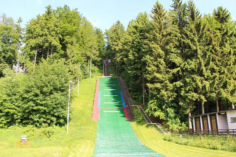 Rozhledna na skokanském můstku v Lomnici nad Popelkou