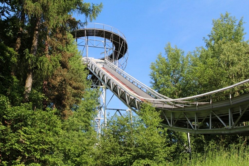 Rozhledna na skokanském můstku v Lomnici nad Popelkou