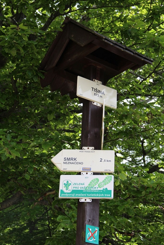 Aussichtsturm auf Smrk in den Jizera-Bergen