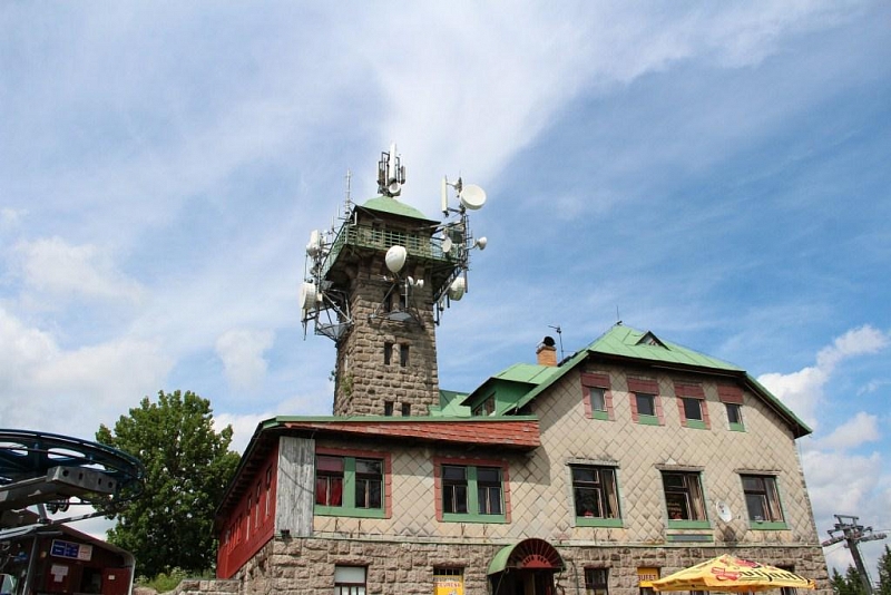 Lookout tower on Tanvaldský Špičák
