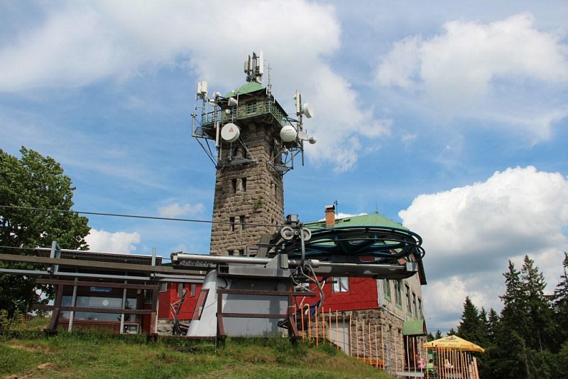 Lookout tower on Tanvaldský Špičák