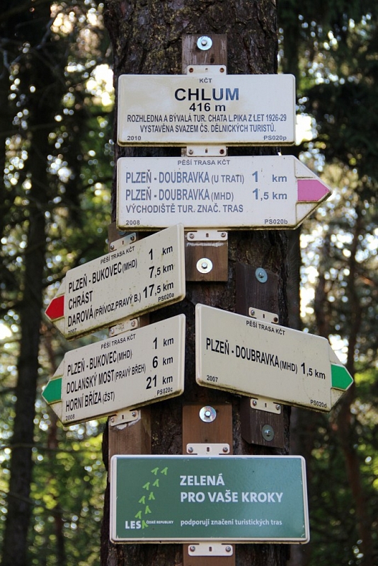 Lookout tower on Chlum near Pilsen