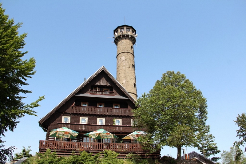 Aussichtsturm auf Svatobor bei Sušice