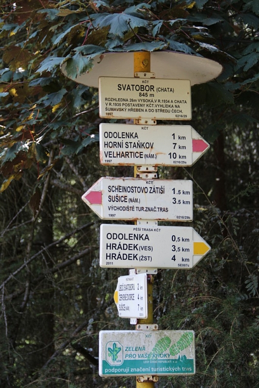 Aussichtsturm auf Svatobor bei Sušice