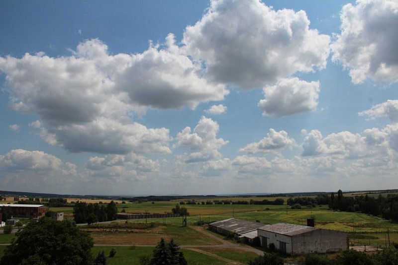 Aussichtsturm auf dem Wasserturm in der Heřmanov-Hütte