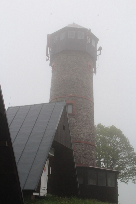 Rozhledna Hláska na Růžovém vrchu u Hory Svaté Kateřiny