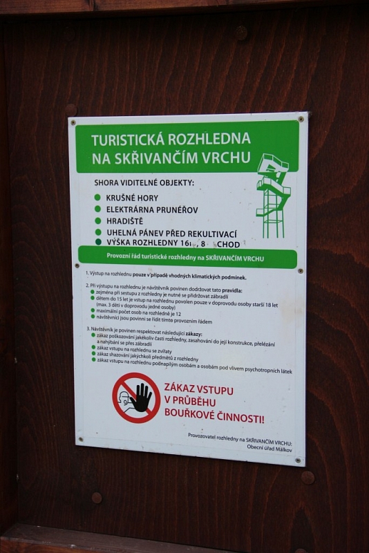 Lookout tower on Skřivánčí vrch near Málkov