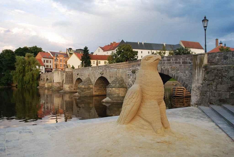 Steinbrücke in Písek