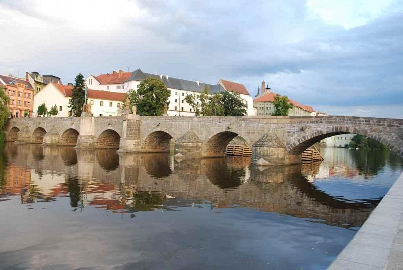 Steinbrücke in Písek