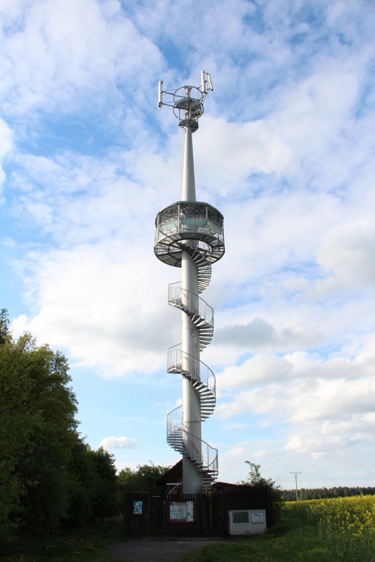 Mackova hora lookout tower near Nový Strašecí
