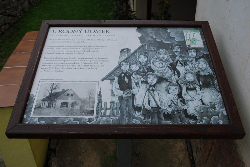 Geburtsort von K. J. Erben in Miletín