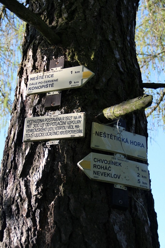 Lookout tower Neštětická hora