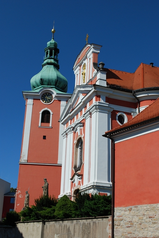 Kirche St. Jakub Větší in Červený Kostelec