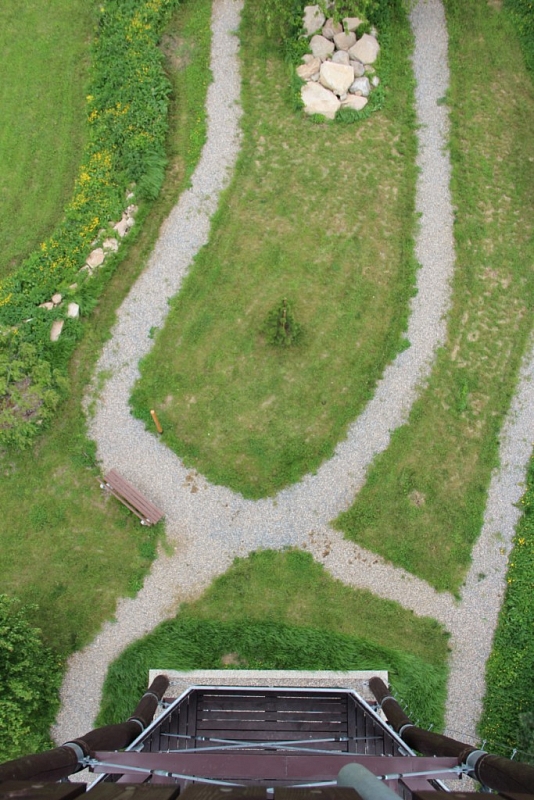 Skalka Aussichtsturm in der Nähe von Vyžlovka
