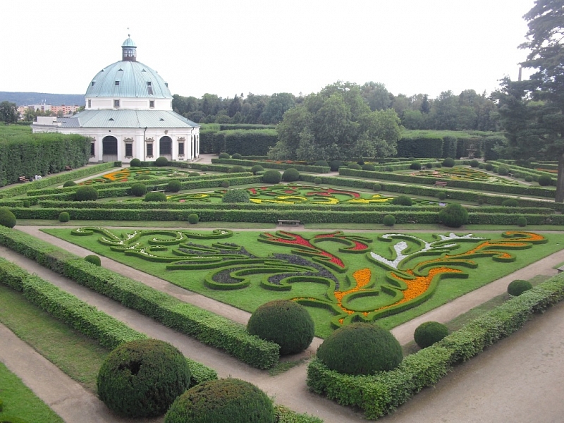 Blumengarten in Kroměříž