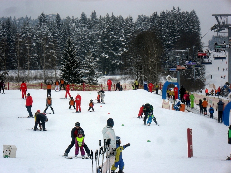 Foxpark na Lipně – zimní výlet s dětmi