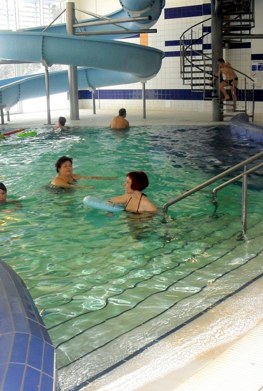 With children to the Wellness Center Aqua viva Lázně Aurora Třeboň
