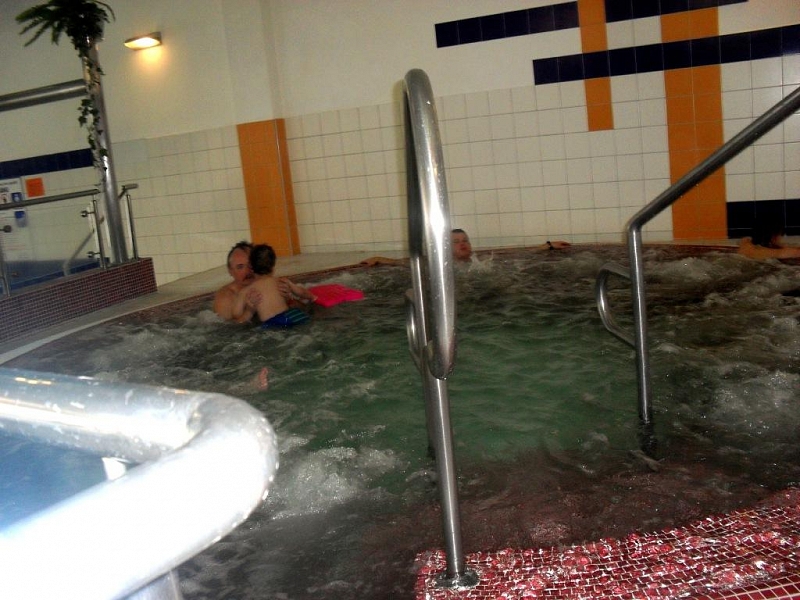 With children to the Wellness Center Aqua viva Lázně Aurora Třeboň