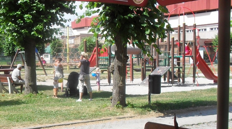 With children to Sušice on the playground