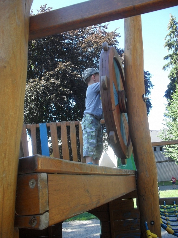 With children to Sušice on the playground