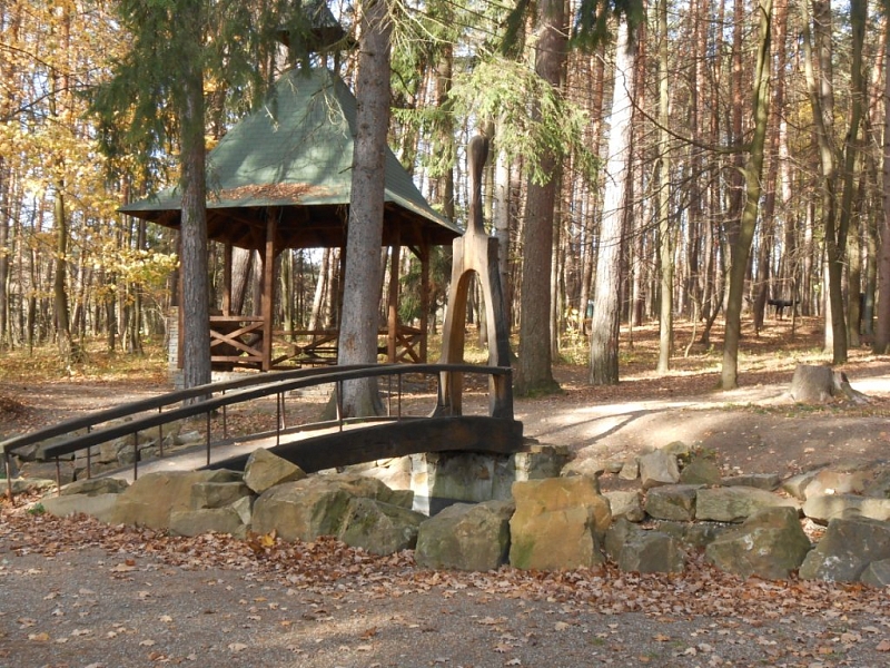 Piveček's forest park in Slavičín