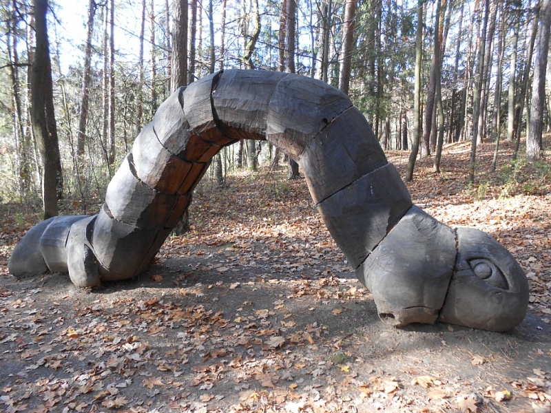 Piveček's forest park in Slavičín