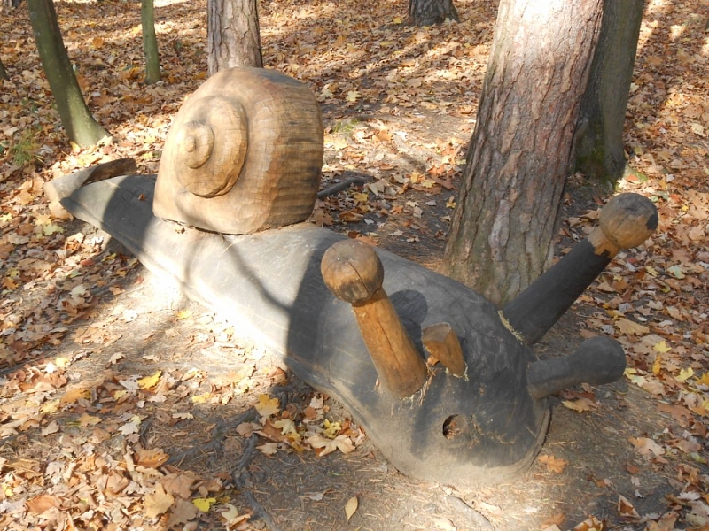 Piveček's forest park in Slavičín