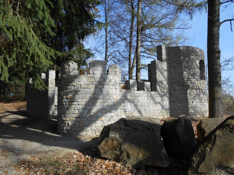 Piveček's forest park in Slavičín