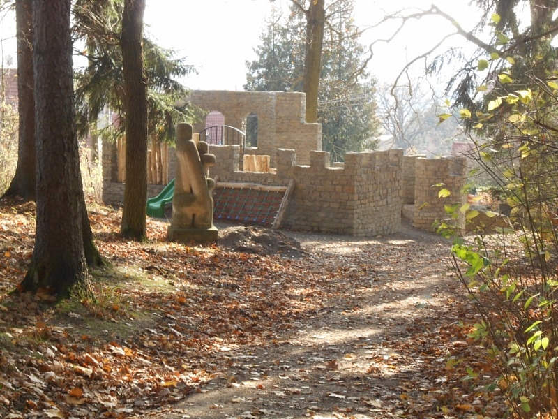 Piveček's forest park in Slavičín