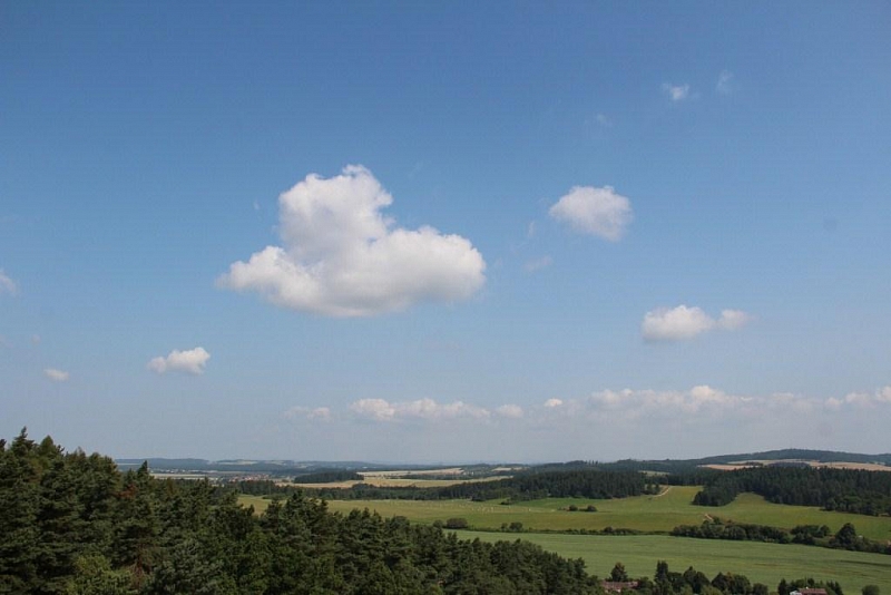 Velký Kamýk lookout tower near Písek