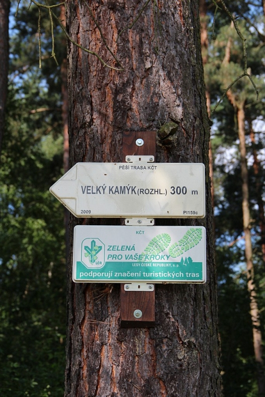 Velký Kamýk lookout tower near Písek