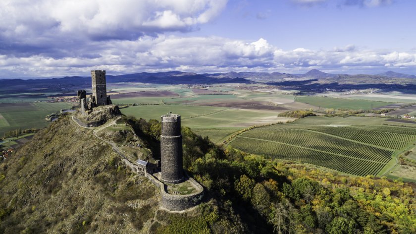 The ruins of Házmburk Castle