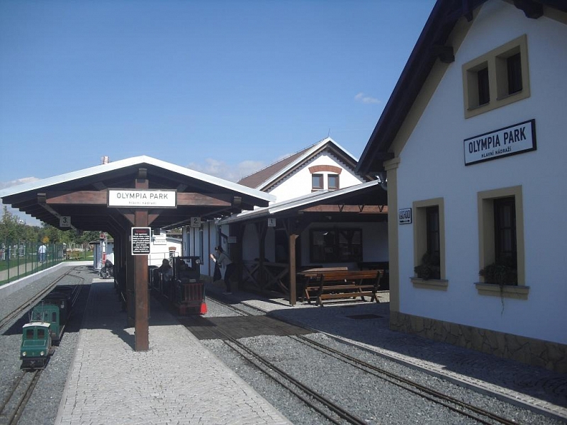 Olympia Brno park track - trains for children