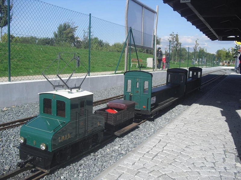 Olympia Brno park track - trains for children