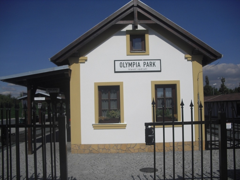 Olympia Brno park track - trains for children