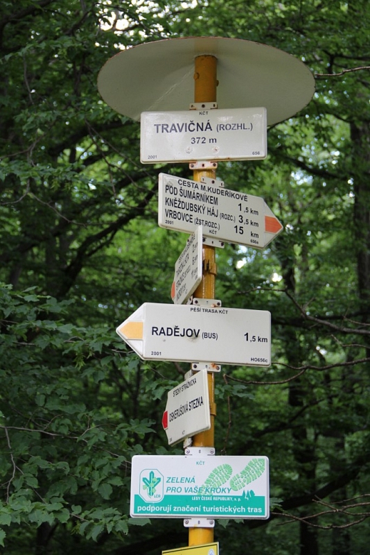 Travičná Aussichtsturm in der Nähe von Tvarožná Lhota