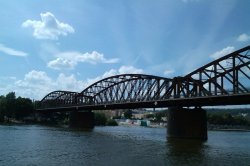 Vyšehradský železniční most Praha