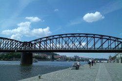 Vyšehradský železniční most Praha