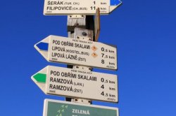 Rozcestník Obří skály