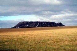 Původní stav haldy u Tuchlovic