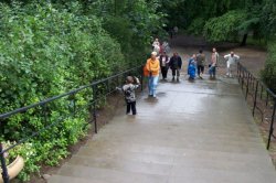 Závěrečné stoupání k zámku