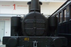 Lokomotiva v Technickém muzeu