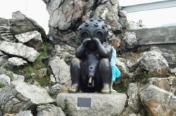 Nahoře na Ještědu